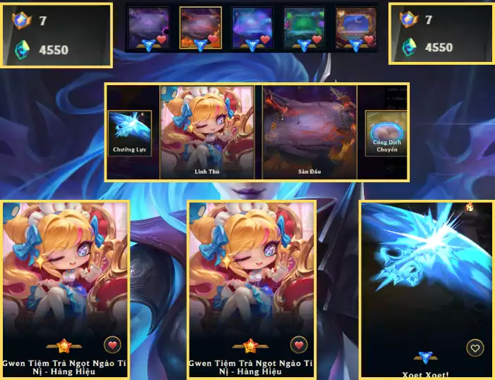 GWEN HÀNG HIỆU + CHƯỞNG + 7 HUY HIỆU